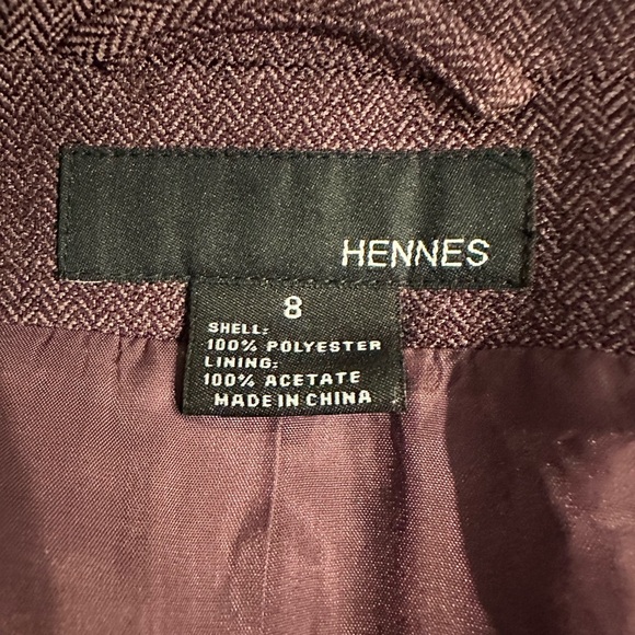 Vintage H&M purple herringbone blazer - Picture 9 of 10